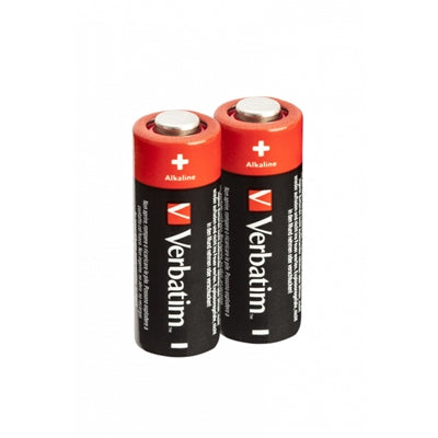 Verbatim 23A MN21 12V Alkaline Battery 2 Pack A23 Long Life Power