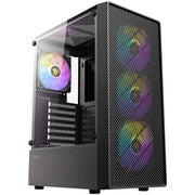 Antec AX26 RGB Elite Case – Mesh Front, 4 RGB Fans, ATX Support - IT Supplies Ltd