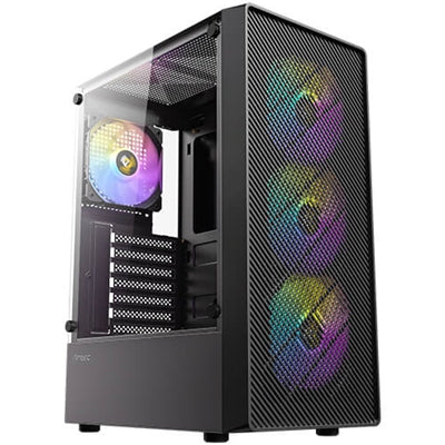 Antec AX26 RGB Elite Case – Mesh Front, 4 RGB Fans, ATX Support - IT Supplies Ltd