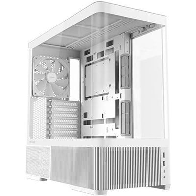 Antec C6 Air White Mid Tower Case Tempered Glass High Airflow