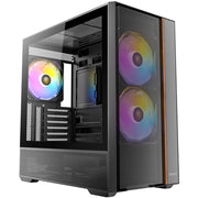 Antec FLUX Mid Tower PC Case – Tempered Glass, ARGB, USB-C, ATX/ITX - IT Supplies Ltd