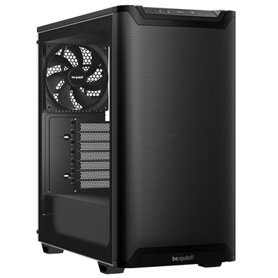 be quiet! Pure Base 501 Airflow Black | Mid-Tower Silent Cooling USB-C - IT Supplies Ltd