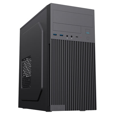 CiT Mentor Micro-ATX PC Case with USB Type-C & 80mm Fan - IT Supplies Ltd