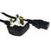 UK Mains to IEC Kettle 5m Black OEM Power Cable - IT Supplies Ltd