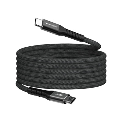 Verbatim 60W USB-C Black Magnetic Cable 1.2m Black Fast Charge
