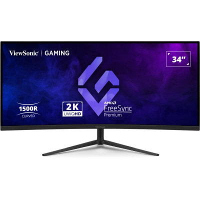 ViewSonic VX3418C-2K 34" UWQHD 180Hz Curved Gaming Monitor