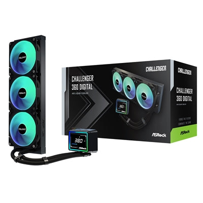 ASRock Challenger 360 Digital AIO Cooler 360mm ARGB LCD AM5