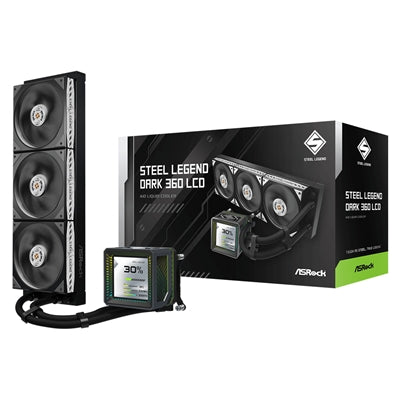 ASRock Steel Legend 360 LCD AIO Cooler 360mm AM5 LGA1700