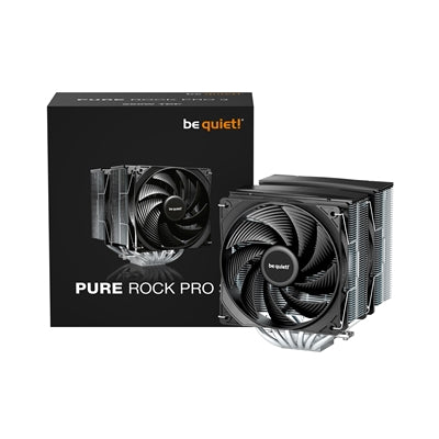 be quiet! Pure Rock Pro 3 CPU Cooler, 2x Pure Wings Fans, 250W TDP - IT Supplies Ltd