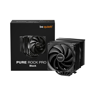 be quiet! Pure Rock Pro 3 Black CPU Cooler, 2x Pure Wings, 250W TDP - IT Supplies Ltd