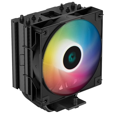 DeepCool AG400 ARGB V2 Black CPU Cooler - 120mm PWM, LGA1851/AM5 - IT Supplies Ltd