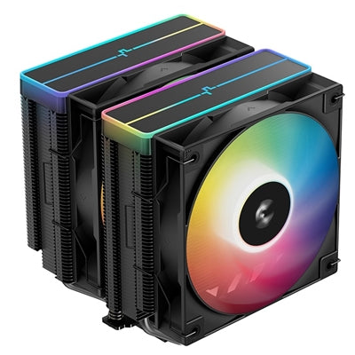 DeepCool AG620 BK ARGB V2 Dual-Tower CPU Air Cooler 120mm Fans - IT Supplies Ltd