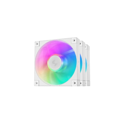 DeepCool FD12 120mm ARGB 3-in-1 Case Fan White – High Performance - IT Supplies Ltd