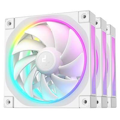 DeepCool FL12 120mm PWM 3-Pack - High-Performance ARGB Cooling Fans - IT Supplies Ltd
