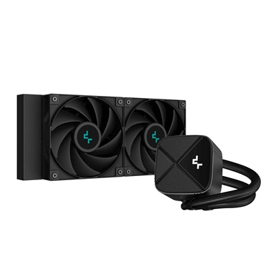 DeepCool LS520S Zero Dark 240mm AIO – High-Performance, Stealth Design - IT Supplies Ltd
