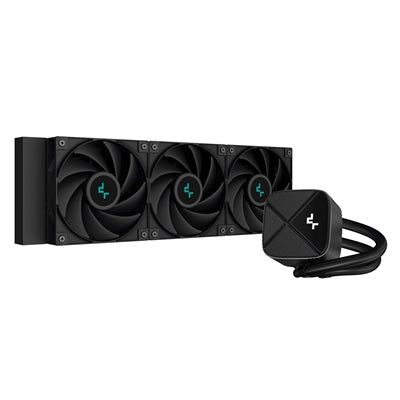 DeepCool LS720 SE Zero Dark AIO Cooler – 360mm, Black, No RGB, Intel/AMD - IT Supplies Ltd
