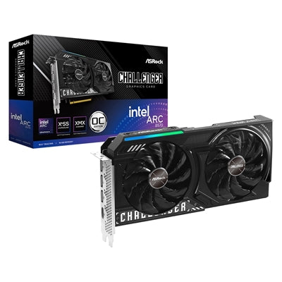ASRock Intel Arc B570 Challenger 10GB OC – 2600 MHz, GDDR6, dual-fan Graphic Card - IT Supplies Ltd