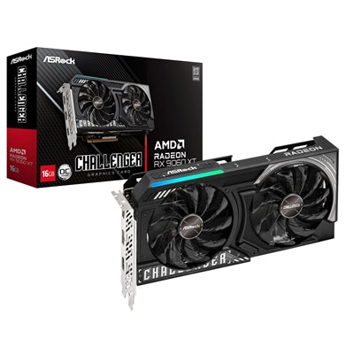 ASRock RX 9060 XT Challenger OC 16GB GDDR6 Graphics Card
