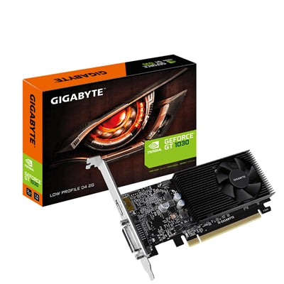 Gigabyte Nvidia GeForce GT 1030 2GB DDR4 Low Profile Single Fan Graphics Card - IT Supplies Ltd