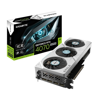 Gigabyte Nvidia GeForce RTX 4070 SUPER EAGLE OC ICE 12GB Graphics Card - IT Supplies Ltd
