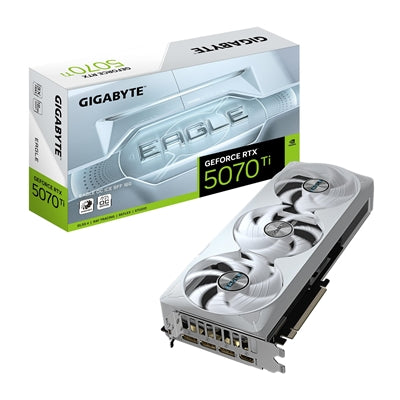RTX 5070 Ti EAGLE OC ICE 16G White – GDDR7, 8960 Cores, Triple Fan - IT Supplies Ltd