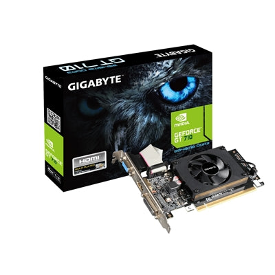 Gigabyte NVIDIA GeForce GT 730 2GB DDR3 Low Profile Graphics Card, 954 MHz Core Clock, Single Fan, 1x DVI-D / 1x D-Sub / 1x HDMI Ports - IT Supplies Ltd