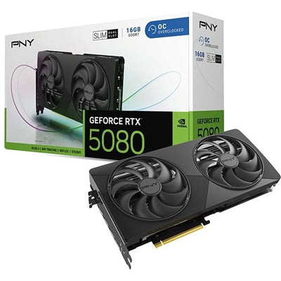 PNY GeForce RTX 5080 Slim OC 16GB GDDR7 Graphics Card