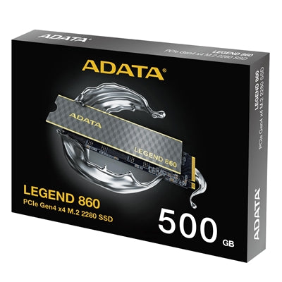 Adata Legend 860 500GB NVMe SSD | PCIe Gen4, 5000MB/s Read, 5-Year Warranty - IT Supplies Ltd