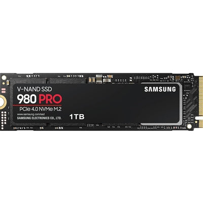 Samsung 980 PRO (MZ-V8P1T0BW)1TB NVMe SSD, M.2 Interface, PCIe Gen4, 2280, Read 7000MB/s, Write 6000MB/s, 5 Year Warranty - IT Supplies Ltd