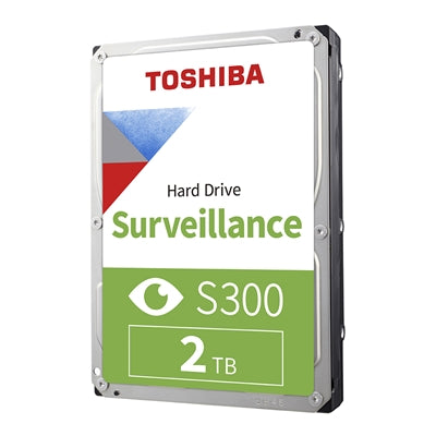 Toshiba S300 2TB Surveillance HDD SATA III 5400RPM 3.5"