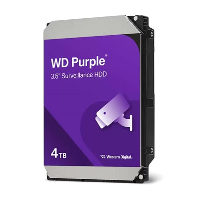 WD Purple 4TB Surveillance Hard Drive 5400RPM SATA III 3.5"