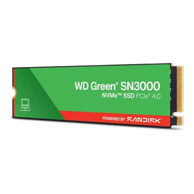 WD Green SN3000 2TB NVMe SSD M.2 PCIe Gen4 – 5000MB/s Read, 4200MB/s Write - IT Supplies Ltd