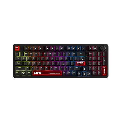 Marvo KG937 Arma 98 Mechanical Gaming Keyboard UK Hot Swap RGB