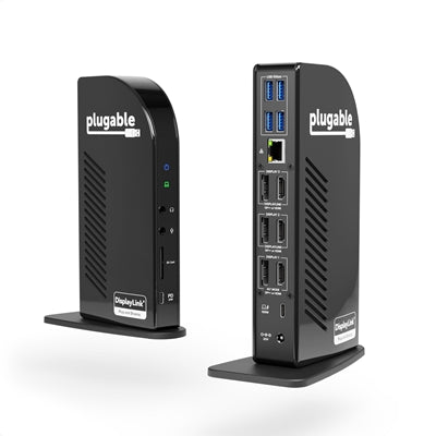 Plugable UD-ULTC4K Triple Monitor 4K 96W USB-C PD DisplayLink Certified Docking Station - IT Supplies Ltd