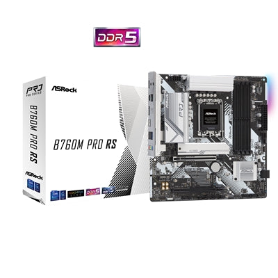 ASRock B760M Pro RS DDR5 Micro-ATX LGA1700 Motherboard