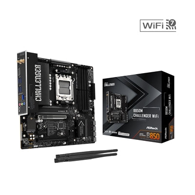 ASRock B850M Challenger WiFi AM5 mATX DDR5 Motherboard WiFi 7