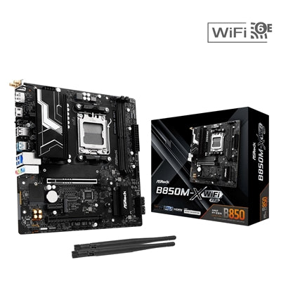 ASRock B850M-X WiFi AM5 DDR5 mATX Motherboard – PCIe 5.0, USB-C - IT Supplies Ltd