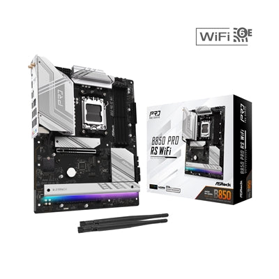 ASRock B850 Pro RS WiFi AM5 ATX DDR5 PCIe 5.0 Motherboard