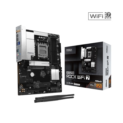 ASRock B850 Rock WiFi 7 AM5 ATX DDR5 Motherboard WiFi 7 PCIe 5.0