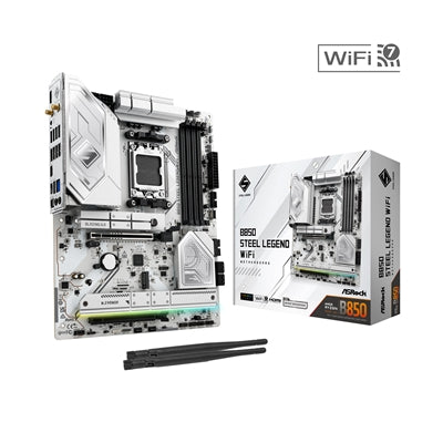 ASRock B850 Steel Legend WiFi AMD AM5 ATX Motherboard – PCIe 5.0, Wi-Fi 7 - IT Supplies Ltd