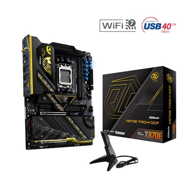 ASRock X870E TAICHI OCF AMD AM5 DDR5 ATX Motherboard, 6x M.2, Wi-Fi 7
