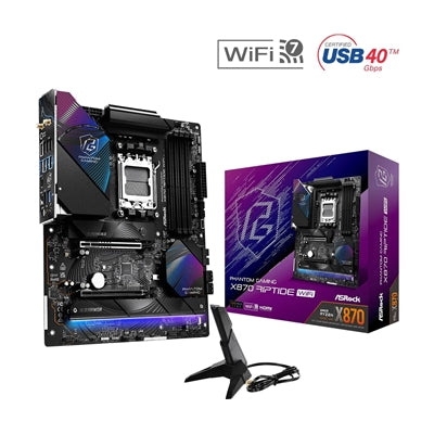 ASRock X870 Riptide WiFi AM5 ATX DDR5 PCIe 5.0 USB4 Motherboard