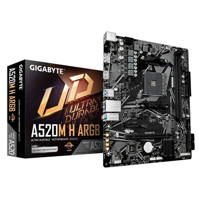 Gigabyte A520M H ARGB AM4 Micro ATX Motherboard DDR4