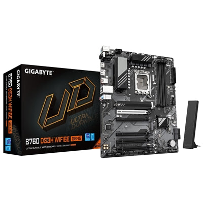 Gigabyte B760 DS3H WiFi 6E GEN5 DDR5 ATX LGA1700 Motherboard