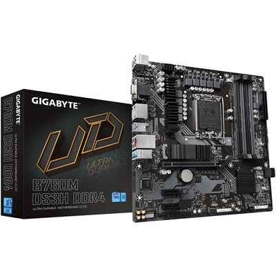Gigabyte B760M DS3H Ultra Durable Intel 1700 Micro-ATX Motherboard - IT Supplies Ltd