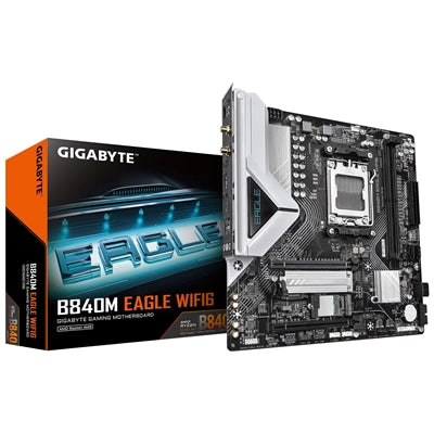 Gigabyte B840M EAGLE WIFI6 AMD AM5 Micro-ATX Motherboard – DDR5