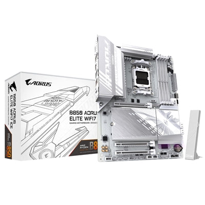 Gigabyte B850 AORUS ELITE WIFI7 ICE AM5 DDR5 ATX Motherboard