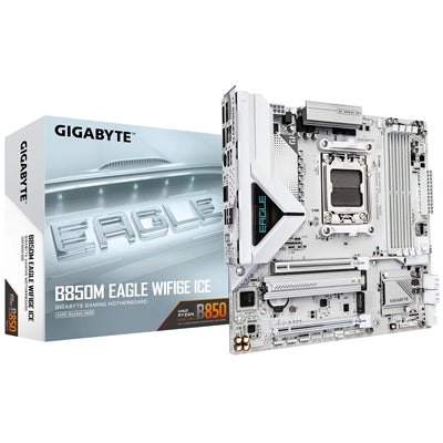 Gigabyte B850M EAGLE WIFI6E ICE AM5 DDR5 Micro ATX Motherboard