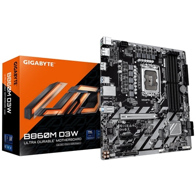 Gigabyte B860M D3W DDR5 Intel LGA1851 Micro ATX Motherboard