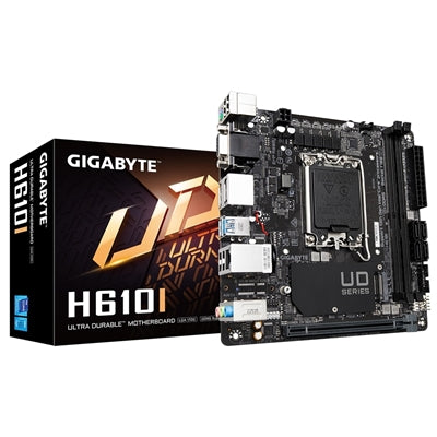 Gigabyte H610I Mini-ITX Intel 1700 Motherboard DDR5 M.2 HDMI DP
